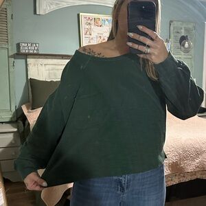 Aerie Forest Green Sweatshirt